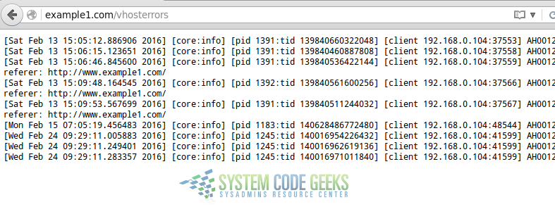 Figure 2: Apache mod_rewrite example: Rewriting an URL to point to a local resource