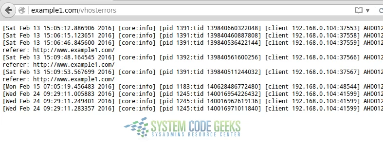 Figure 2: Apache mod_rewrite example: Rewriting an URL to point to a local resource