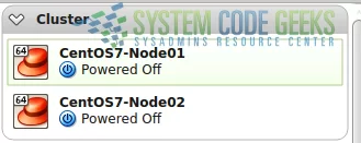 Figure 4: Grouping virtual machines