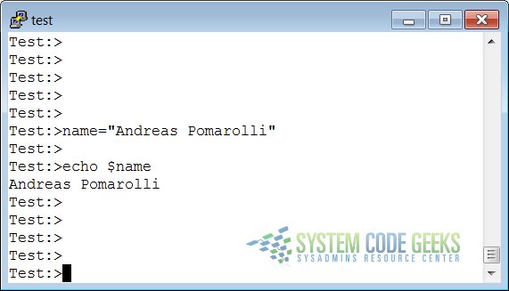 An Example about System Environment Variables