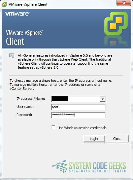 Figure 5: Authenticating the root account