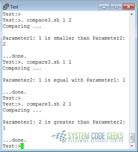 Another If-Then-Else Example about comparing the input